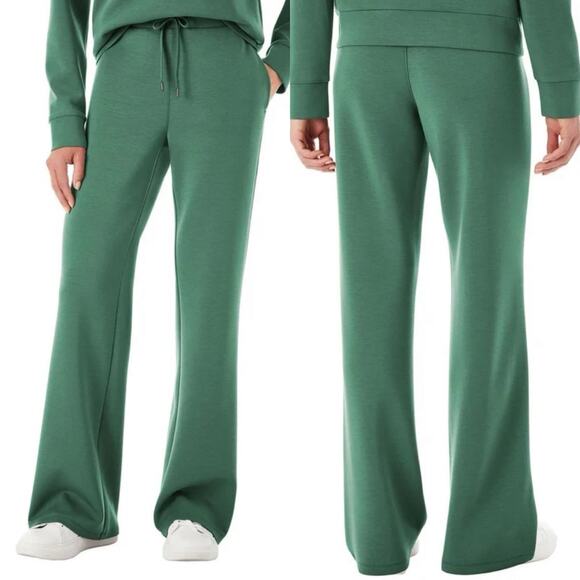 Member's Mark Pants - Members Mark Soft Adjustable Drawcord Women Luxe Pants Comfy Soft, Green Jade L